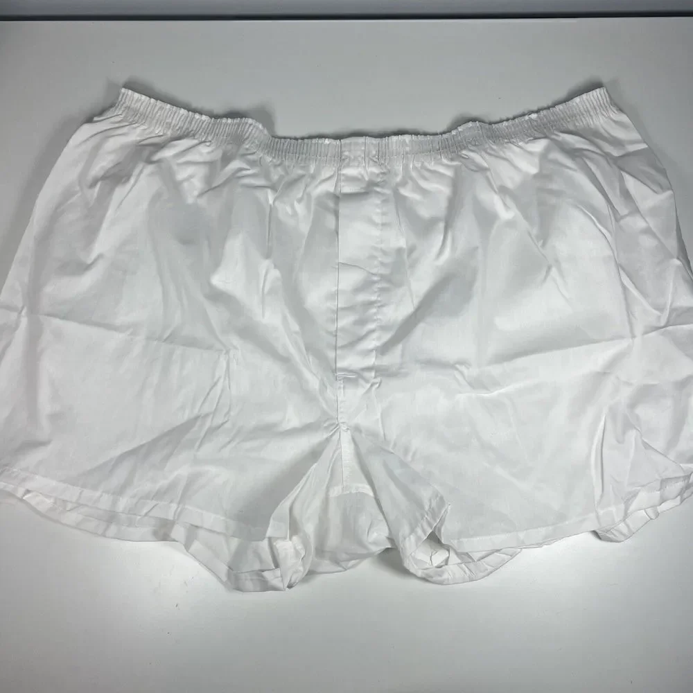 Vintage Jockey Big Man Full Cut Boxers Mens Size 54 2 Pack White New Without Tag
